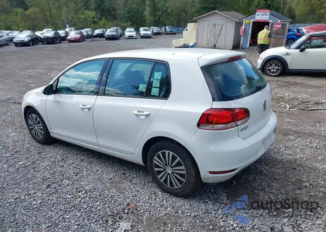 2012 Volkswagen Golf 2.5L 4-Door z USA, uszkodzony, nr VIN WVWDB7AJ9CW276285